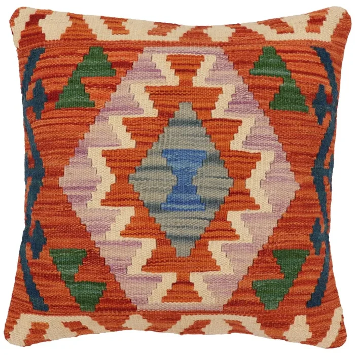 Bohemian Chung Turkish Hand-Woven Kilim Pillow