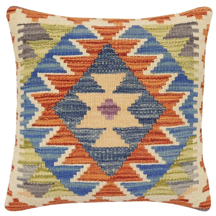 Bohemian Hilton Turkish Hand-Woven Kilim Pillow