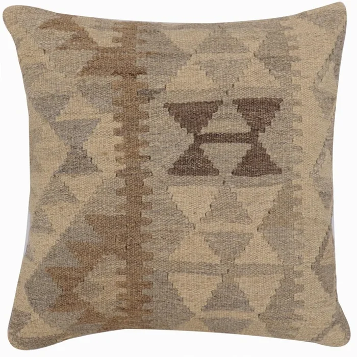 Bohemian Kim Turkish Hand-Woven Kilim Pillow