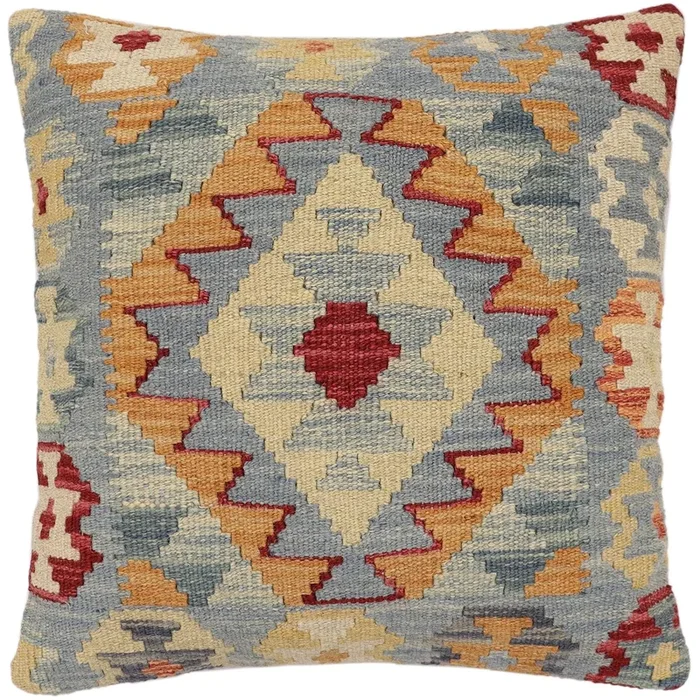 Bohemian Pamala Turkish Hand-Woven Kilim Pillow