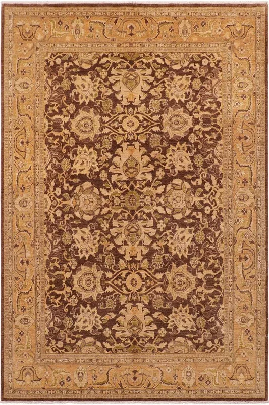 Bohemian Ziegler Alexandr Brown/Tan Wool Rug – 7’7” x 10’0”