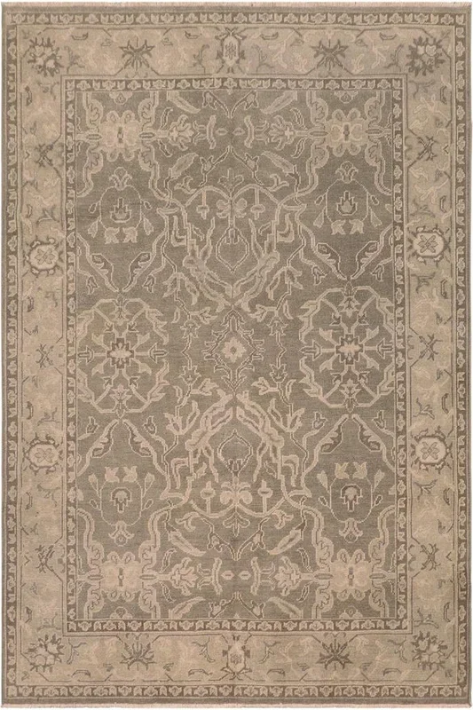 Bohemian Ziegler Lillia Gray/Tan Wool Rug – 7’4” x 9’4”