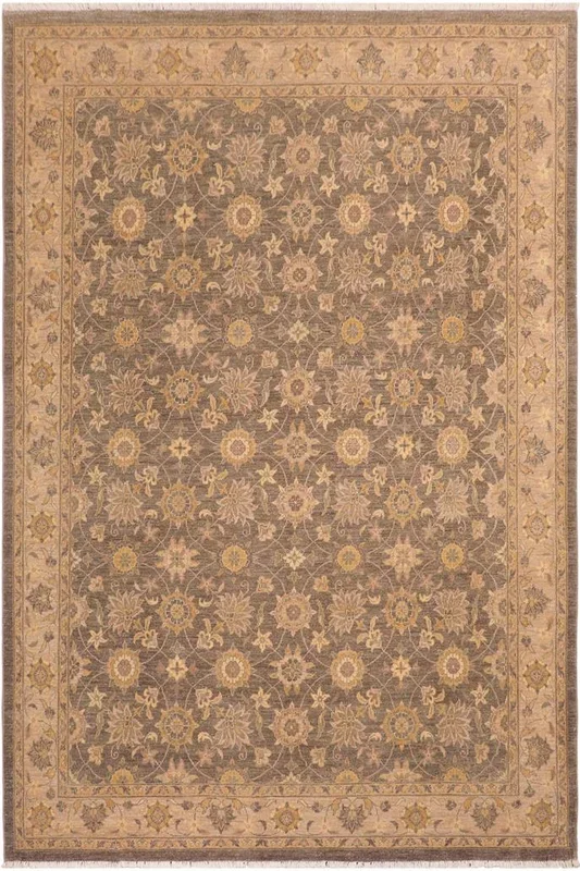 Bohemian Ziegler Ming Gray/Light Brown Wool Rug – 8’1” x 10’2”