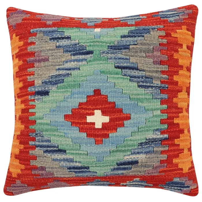 Bohemien Hawke Turkish Hand-Woven Kilim Pillow