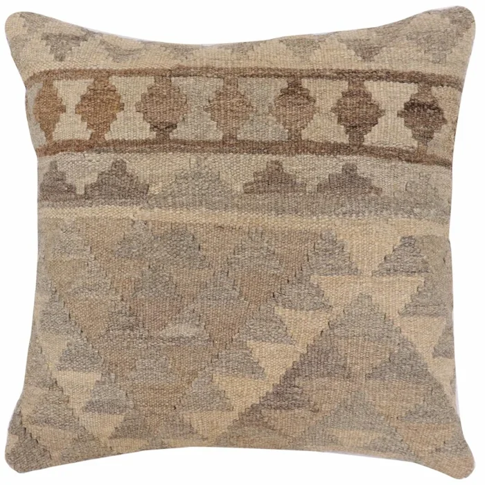 Boho Chic Bond Turkish Hand-Woven Kilim Pillow