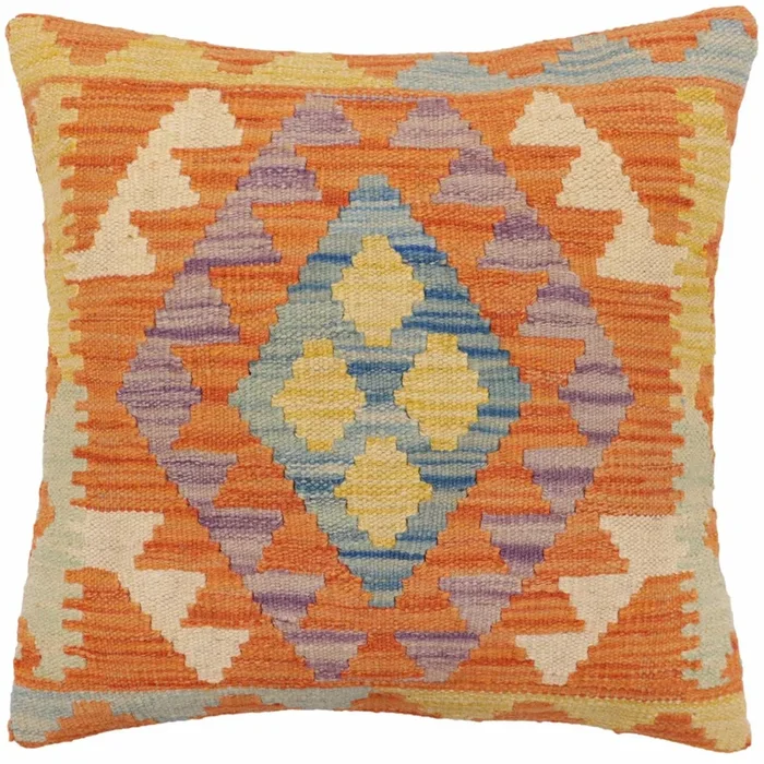 Boho Chic Hamilton Turkish Hand-Woven Kilim Pillow