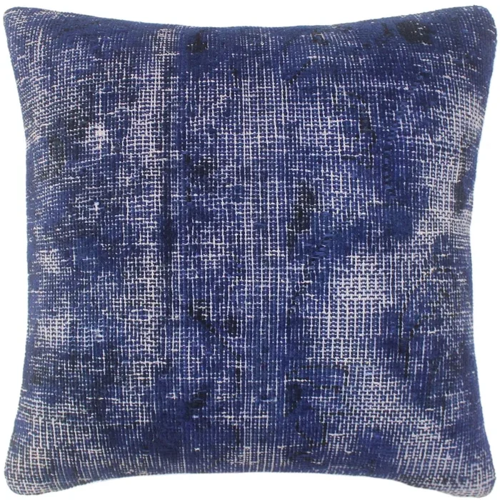 Boho Chic Neale Vintage Distressed Handmade Rug Pillow