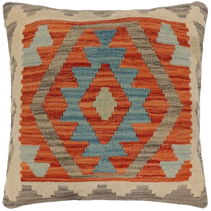 Boho Chic Nichols Turkish Hand-Woven Kilim Pillow