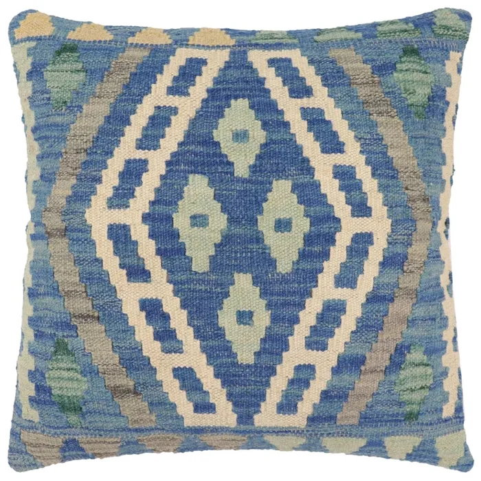 Boho Chic Romero Turkish Hand-Woven Kilim Pillow