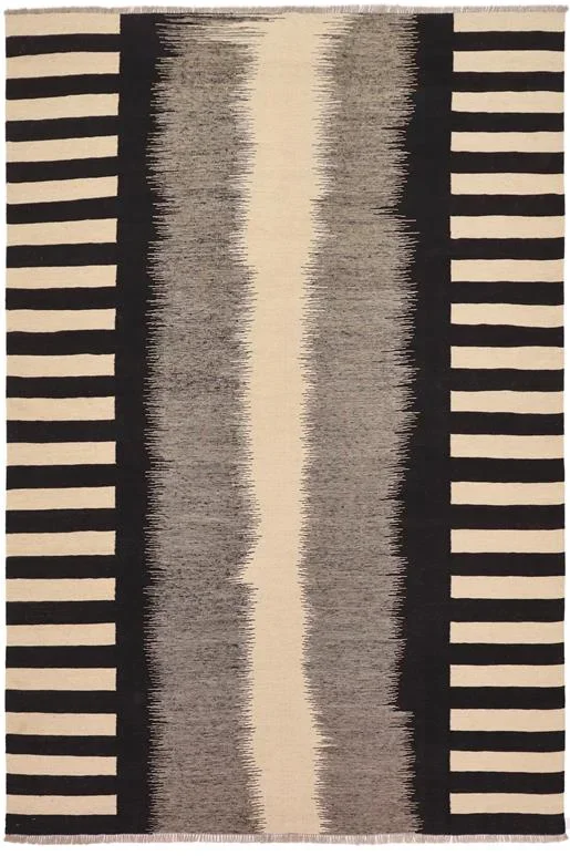 Boho Chic Turkish Kilim Blaze Hand-Woven Wool Rug – 8’3” x 10’2”