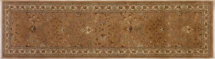 Boho Chic Turkish Knotted Germaine Floral Wool Runner – 2’8” x 9’11”