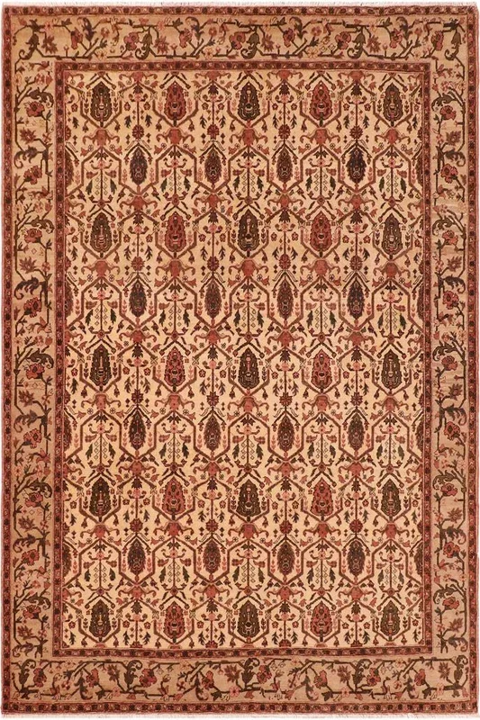 Boho Chic Ziegler Cornelia Beige/Taupe Wool Rug – 7’9” x 10’5”