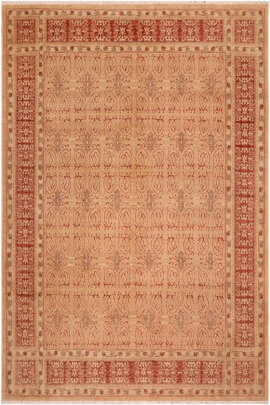 Boho Chic Ziegler Lucile Light Brown/Rust Wool Rug – 8’2” x 9’10”
