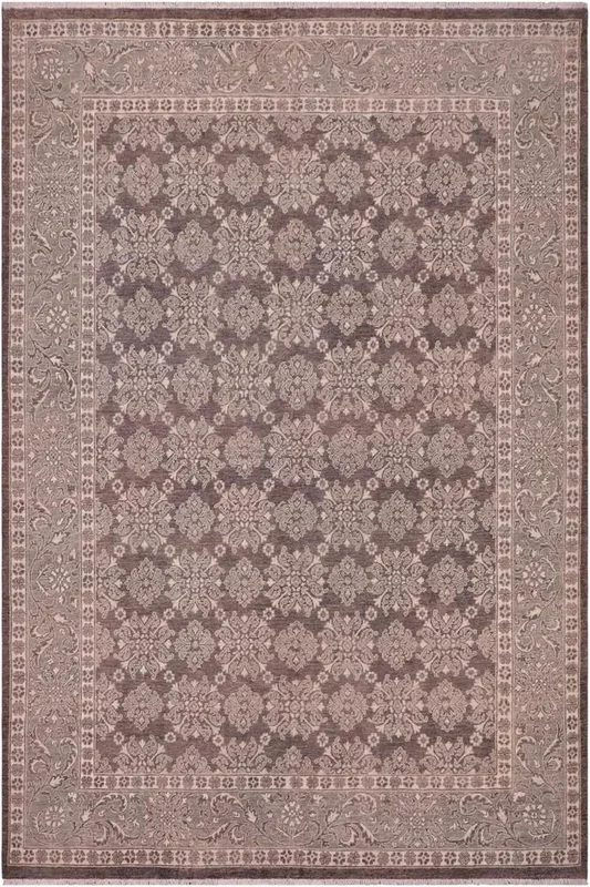 Boho Chic Ziegler Stalling Grey/Green Wool Rug – 8’0” x 9’9”