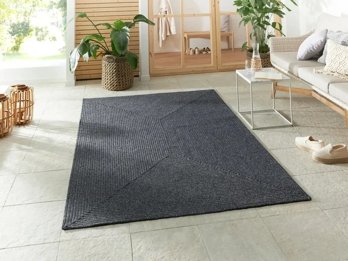 Braided 105550 Trenzado Dark Grey Rug