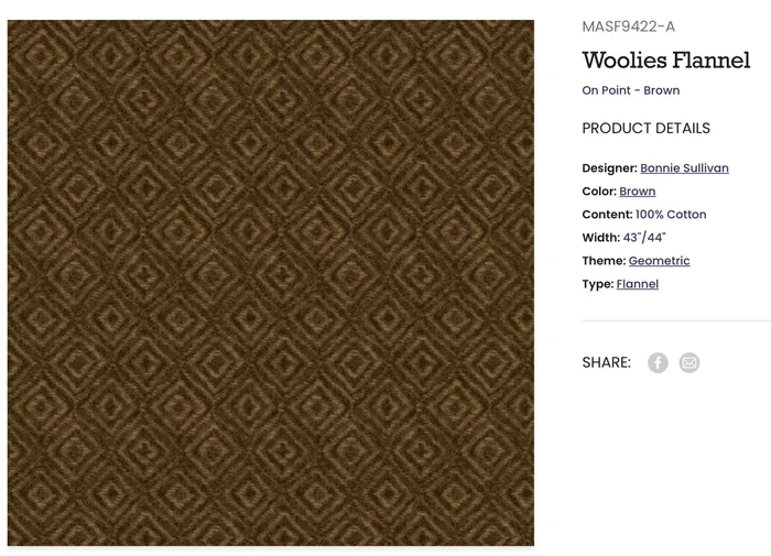 Brown On Point Flannel
