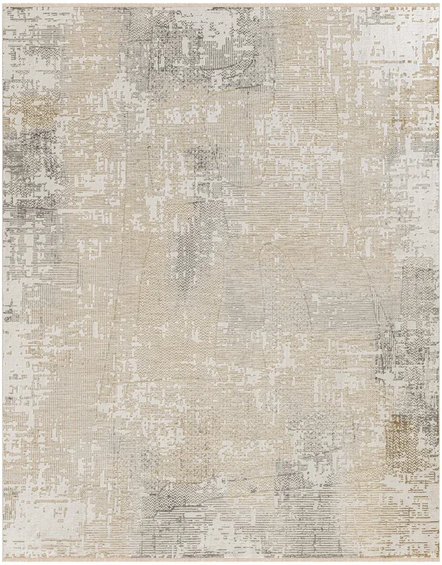 Calvin Klein CK078 Summit SUM05 Cream Ivory Contemporary Machine Woven Rug