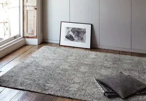 Camden Black and White Rug