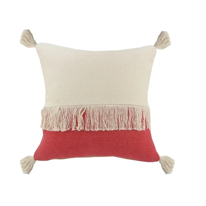 Carnival Lr07662 Raspberry/Off-White Pillow