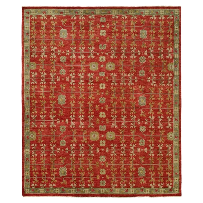 Castile Collection Hand-knotted Area Rug #BR792KA