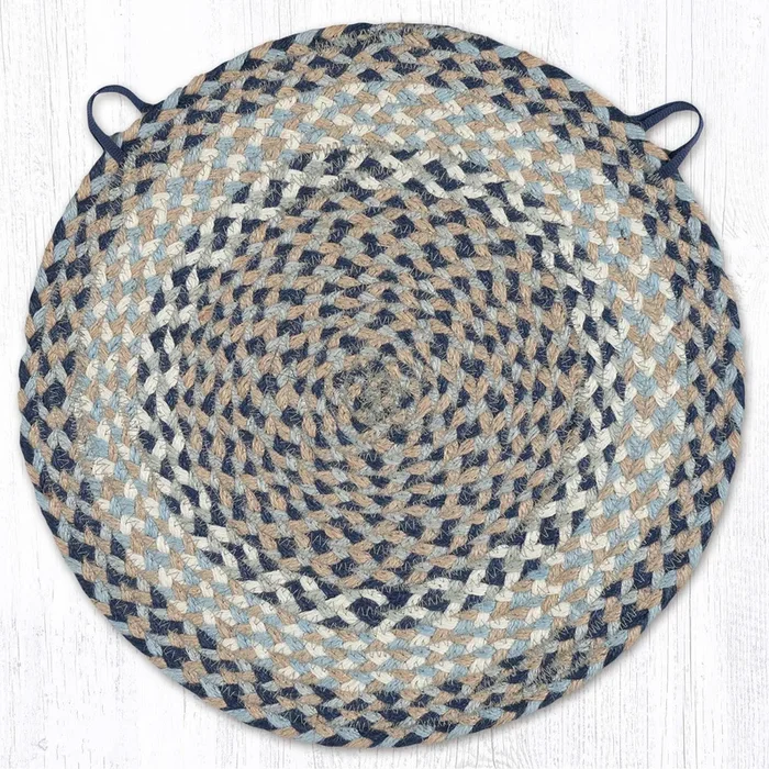 CH-005 Blue/Natural Chair Pad