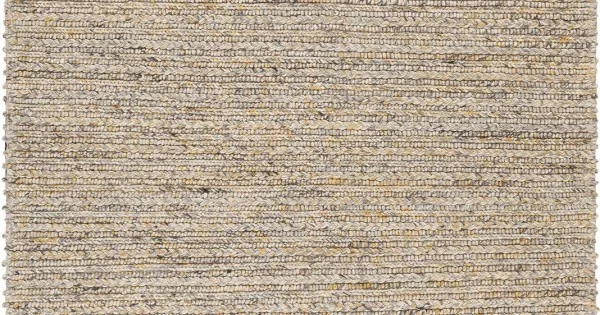 Chandra SYLVIE SYL-48003 7 ft. 9 in. X 10 ft. 6 in. Rect. Rug – Yellow, Grey, White