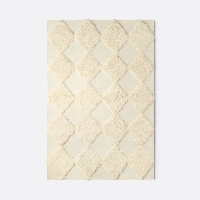 Chess Rya White Rug