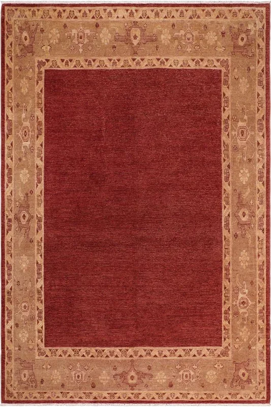Chic Ziegler Angelia Red/Brown Wool Rug – 8’3” x 9’5”