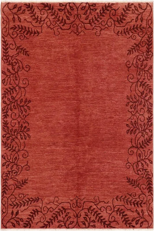 Chic Ziegler Petrina Red/Red Wool Rug – 5’9” x 8’2”