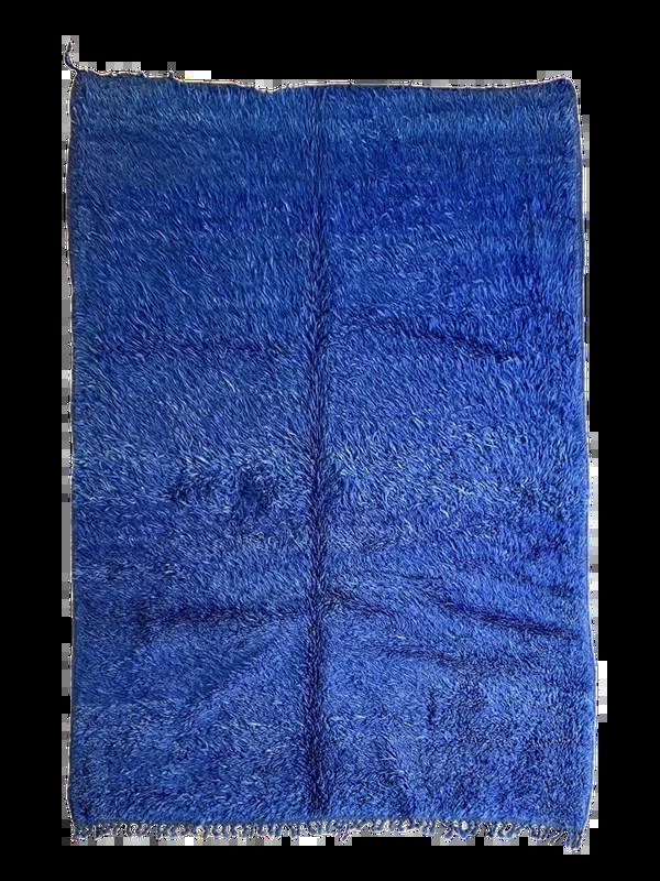 Chichaoua’s Cobalt Blue Hand-Knot