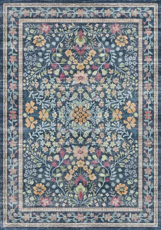 Chloe Elegant Floral Rug