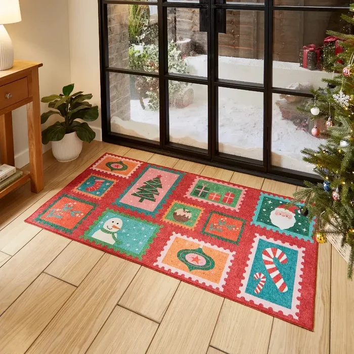 Christmas Stamps Red