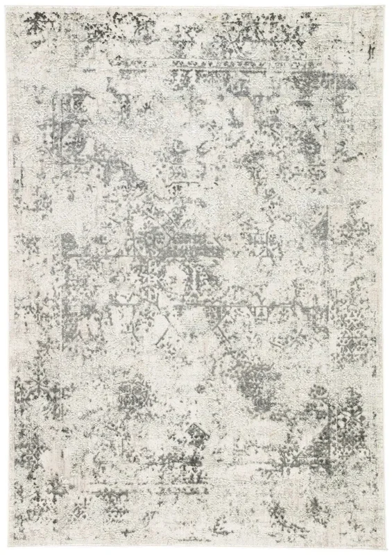 Cirque CIQ06 White/Grey Rug