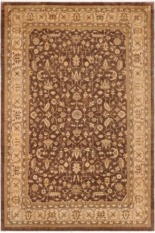 Classic Ziegler Kelley Brown/Tan Wool Rug – 9’9” x 13’10”
