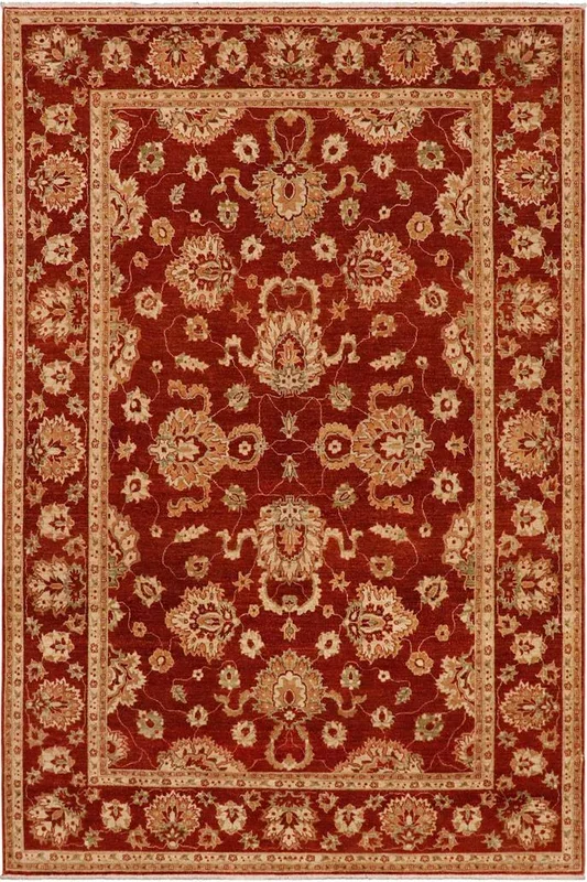 Classic Ziegler Lee Rust/Beige Wool Rug – 9’2” x 12’2”