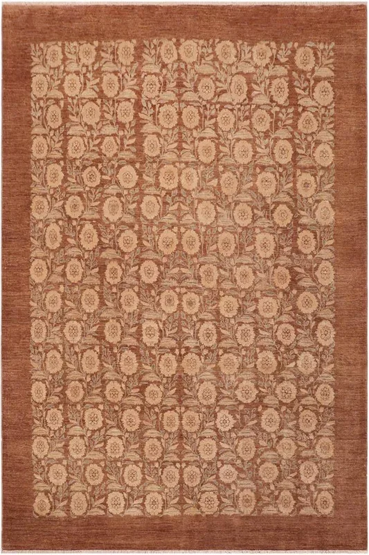 Classic Ziegler Margo Brown/Beige Wool Rug – 8’1” x 9’10”