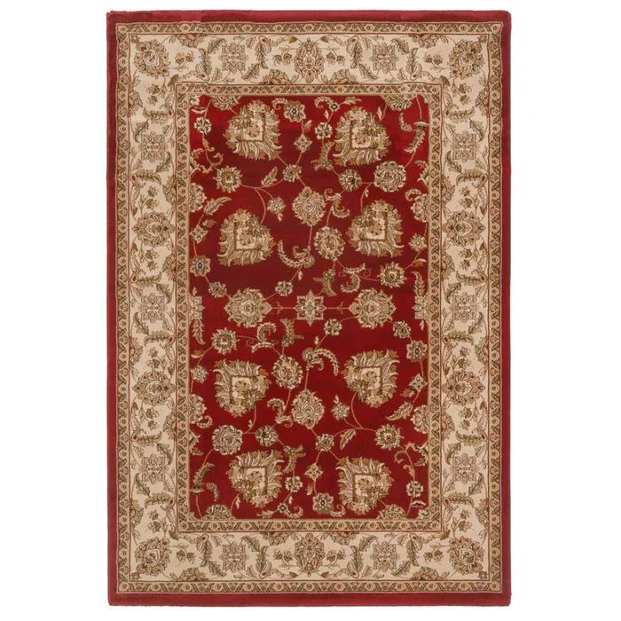 Classical Red Floral Rug – Tirta