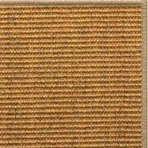 Cognac Sisal Rug with Serged Border (Color 29315)