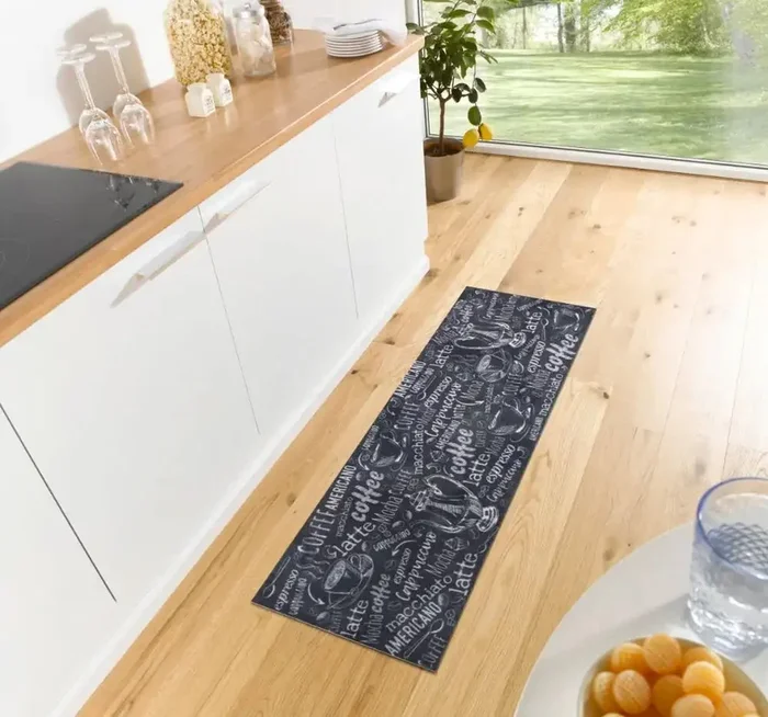 Cook & Clean 105726 Coffee Black Rug