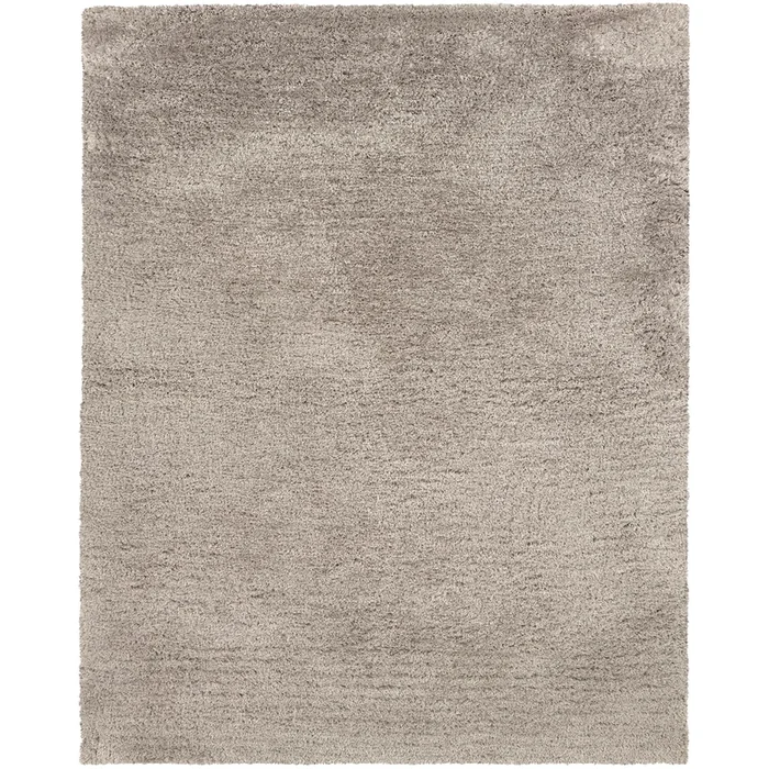 Cosmo Silver Shag Solid Indoor Rug