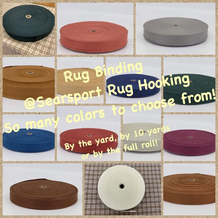 Cotton Rug Binding by the yard