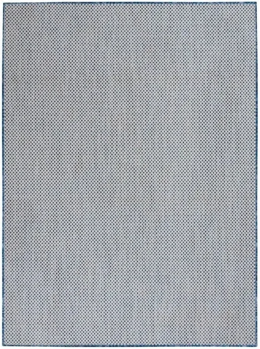 Courtyard COU01 Ivory/Blue Rug