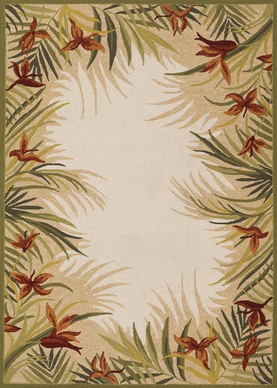 COVINGTON 2129 HAND-HOOKED Synthetic Blend Indoor/Outdoor Area Rug By Couristan Rugs