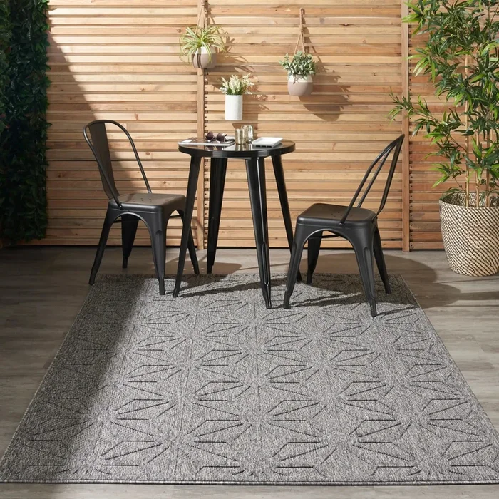 Cozumel (Outdoor) CZM01 Dark Grey Rug