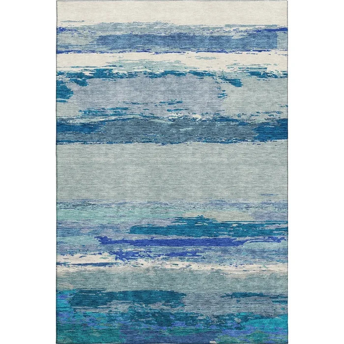 Dalyn Rugs Trevi TV8 Blue Transitional Machine Made Rug