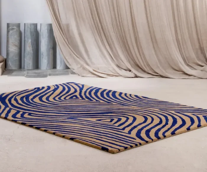 Decor Groove Electric Blue 097708 Rug