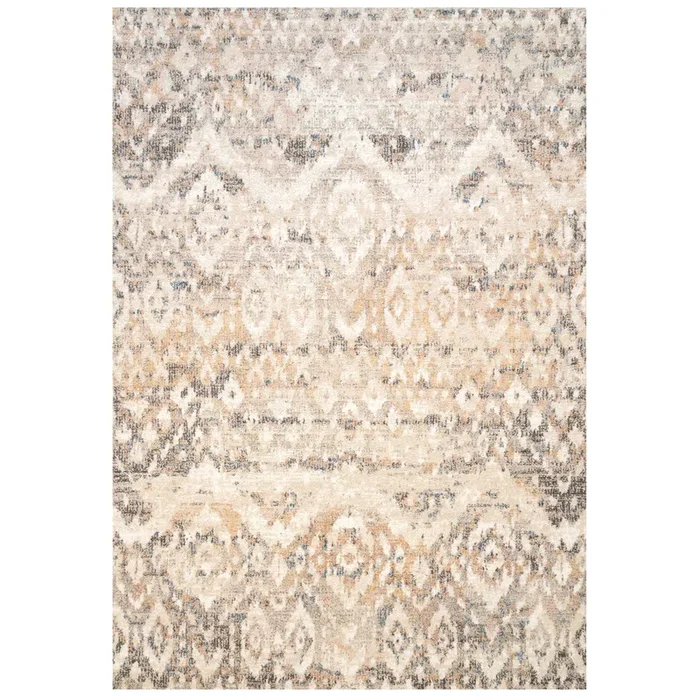 Distressed Grey Gold Diamond Area Rug – Boyce