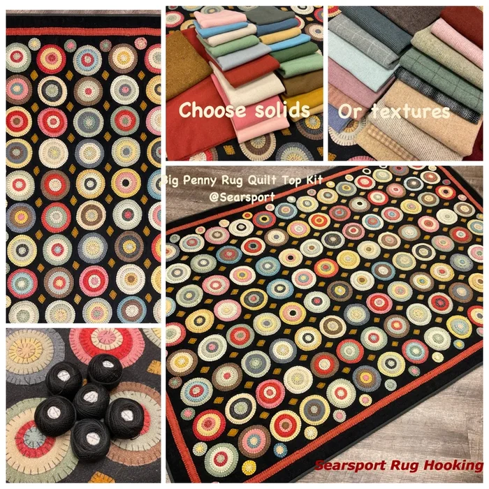 DIY CUT Large Penny Appliqué Kit