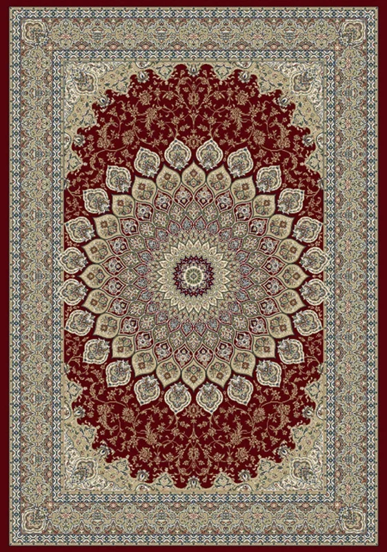 Dynamic Rugs Ancient Garden 57090 Red Traditional Machine-Made Rug