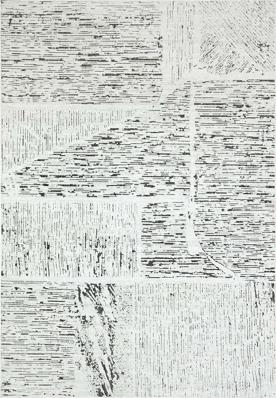 Dynamic Rugs Lotus 8145 Ivory Grey Contemporary Machine-Made Rug